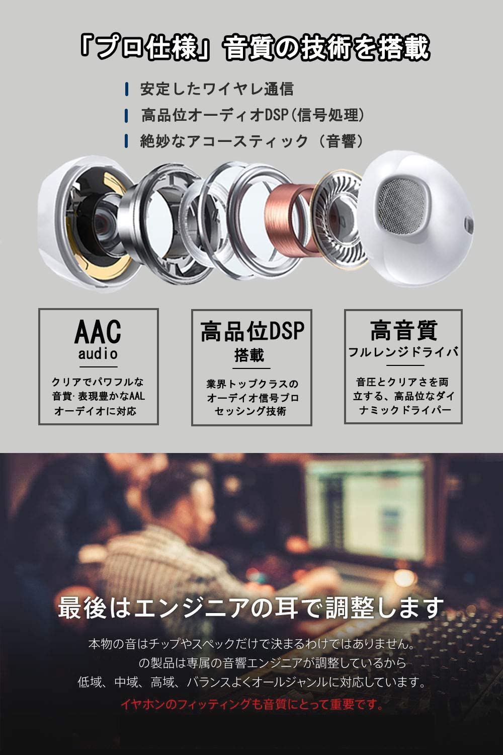Amazon.co.jp: （ステルス版） Bluetooth イヤホン 片耳 超軽量3g